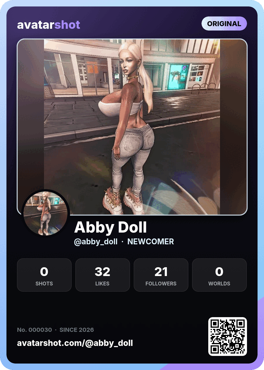 Abby Doll’s Collector Card
