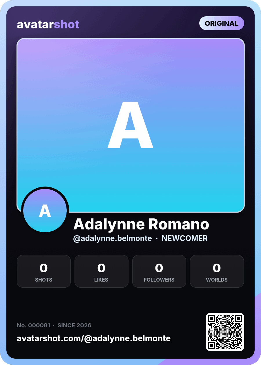 Adalynne Romano’s Collector Card