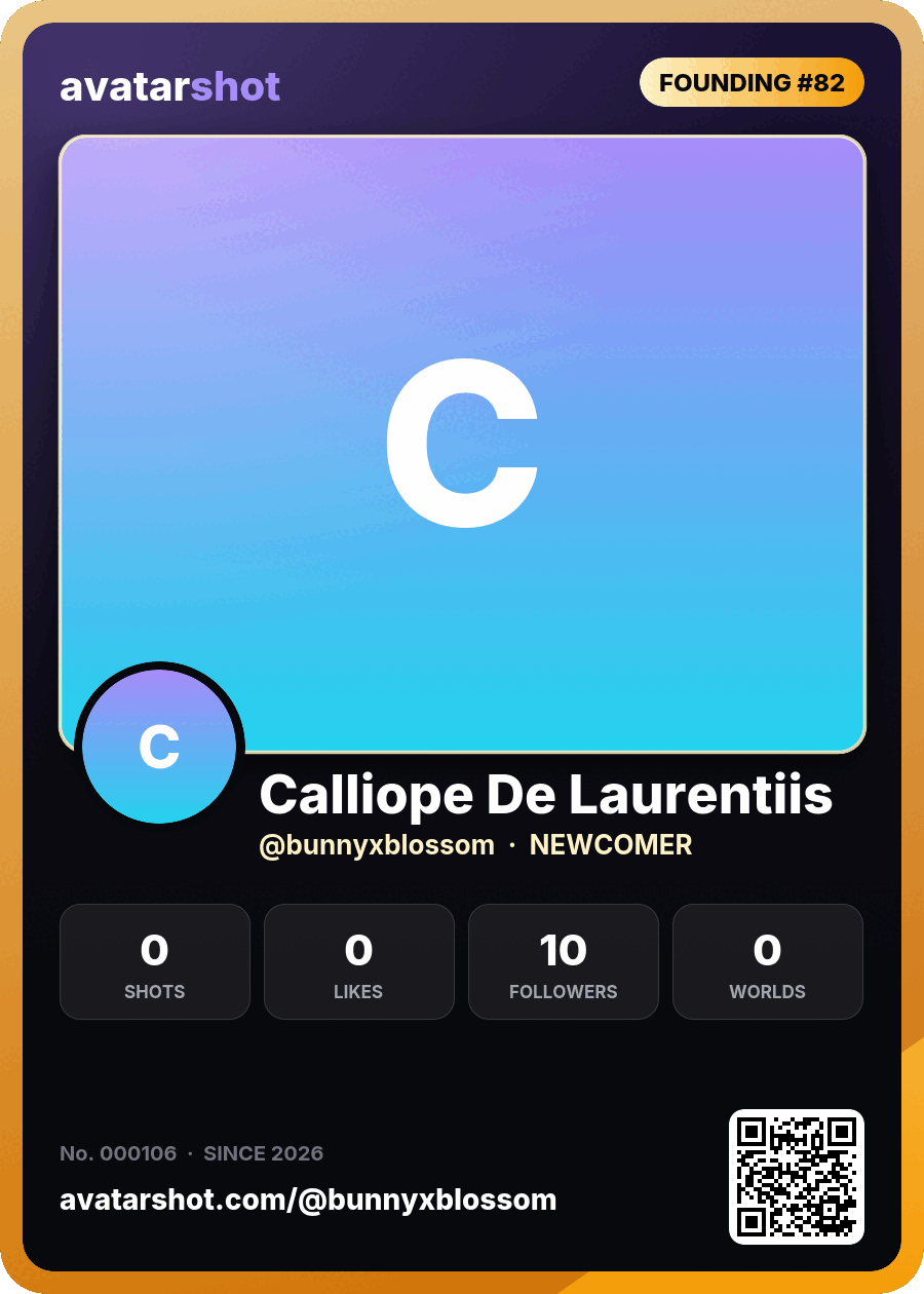 Calliope De Laurentiis’s Collector Card