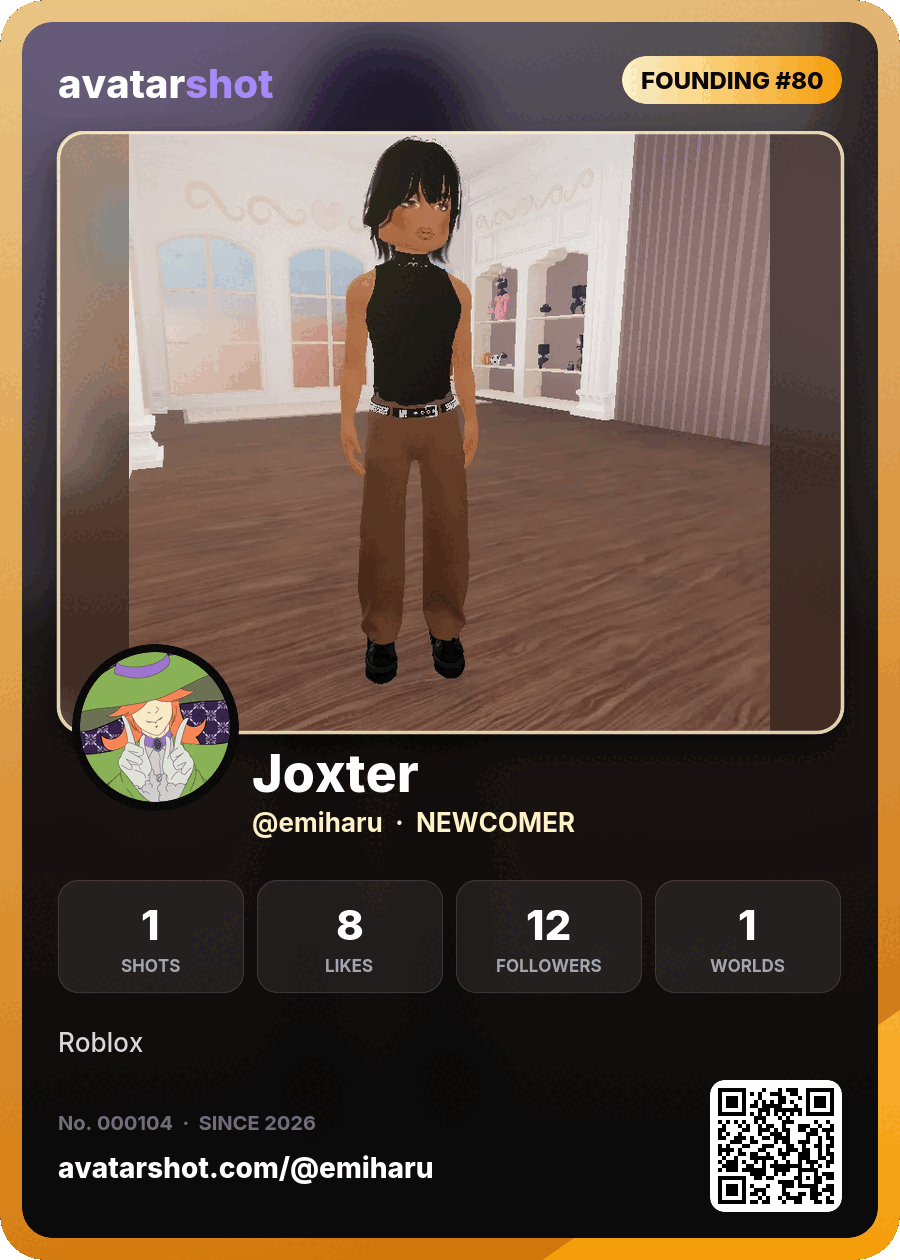 Joxter’s Collector Card