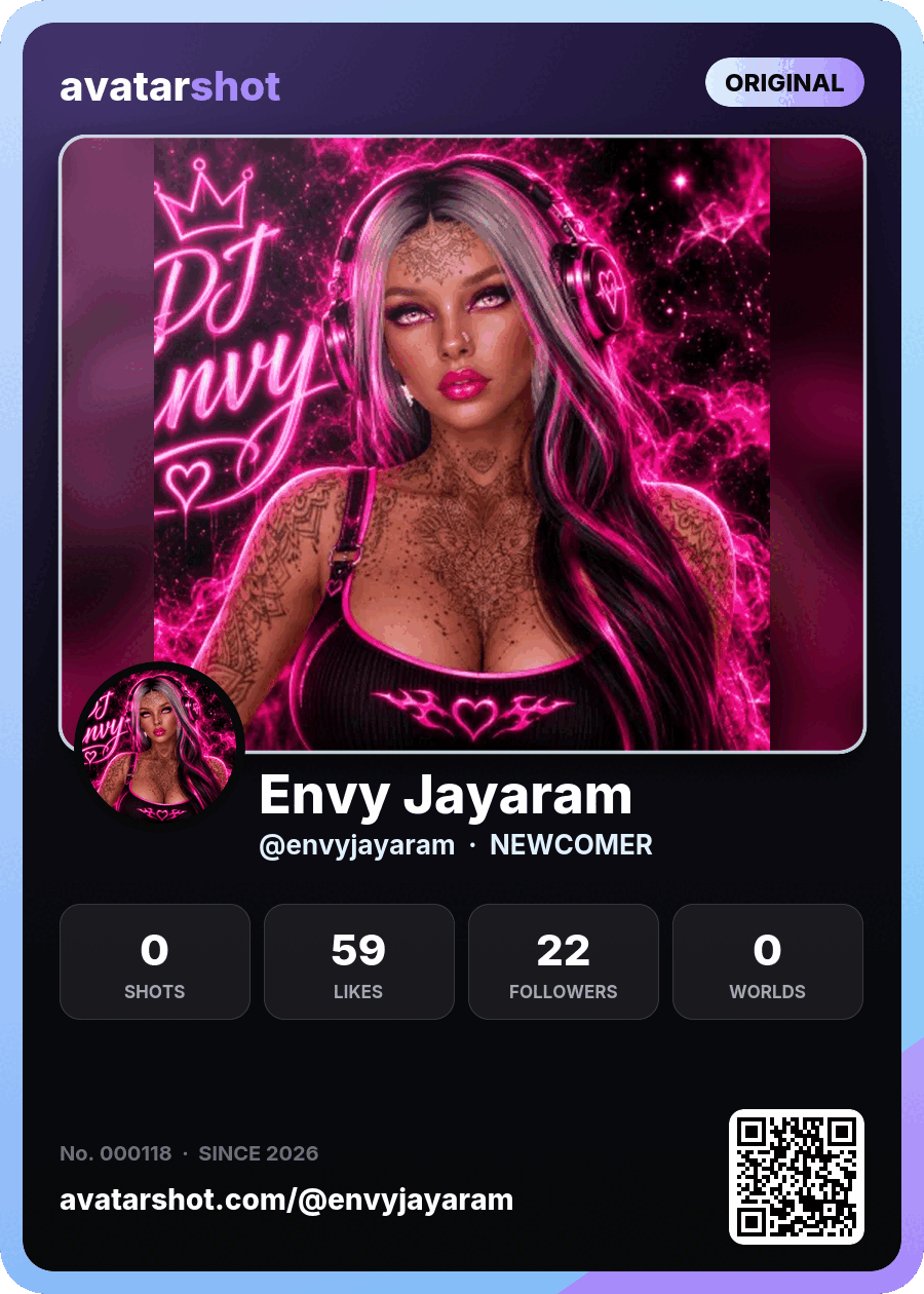 Envy Jayaram’s Collector Card