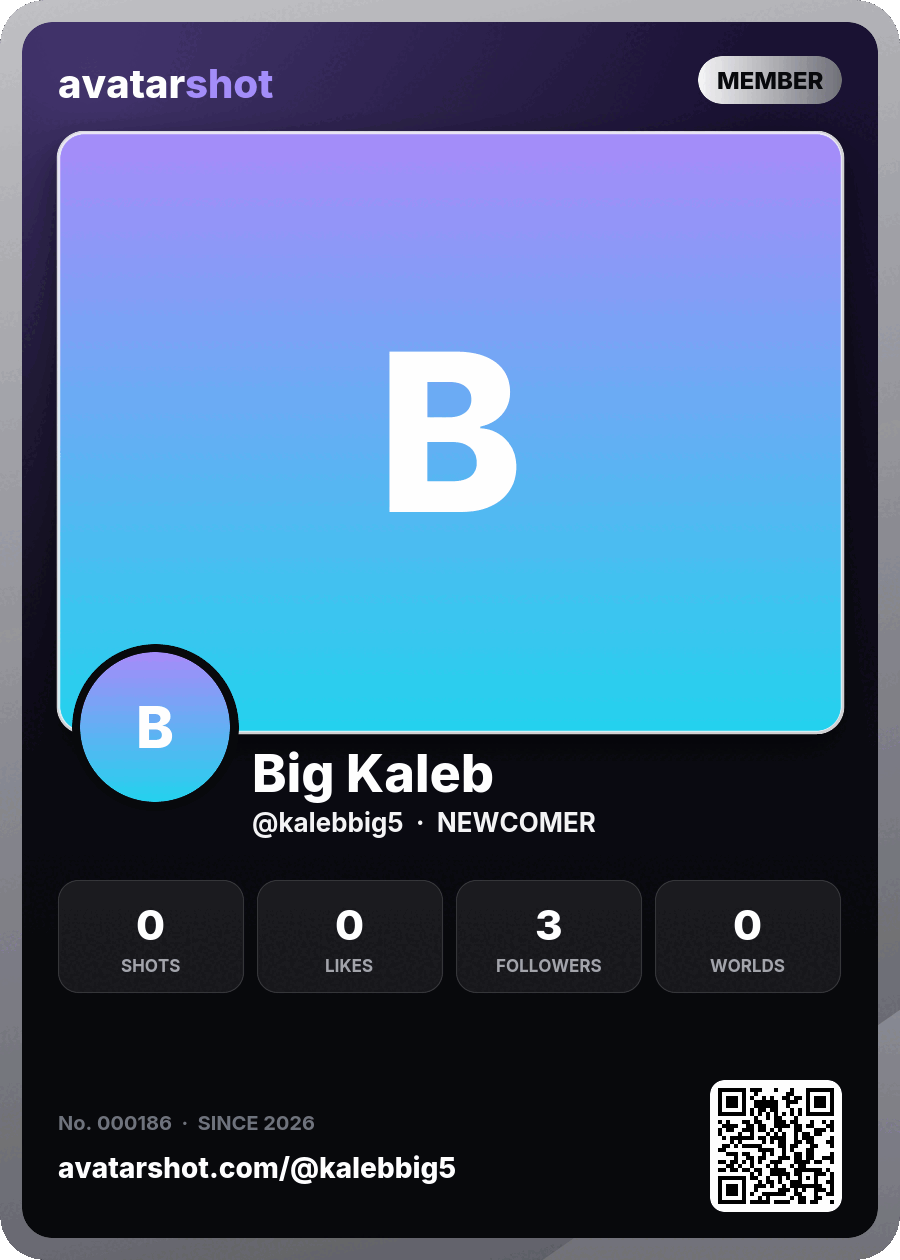 Big Kaleb’s Collector Card