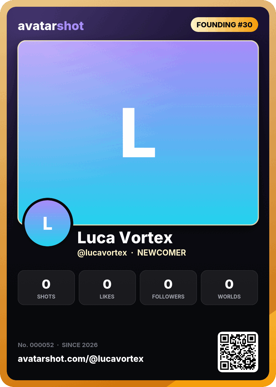 Luca Vortex’s Collector Card