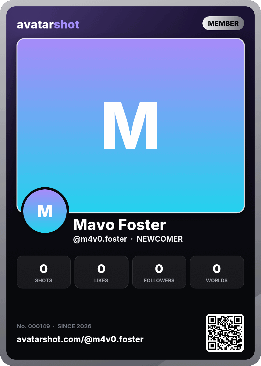 Mavo Foster’s Collector Card