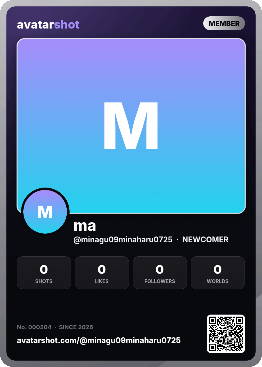 ma’s Collector Card