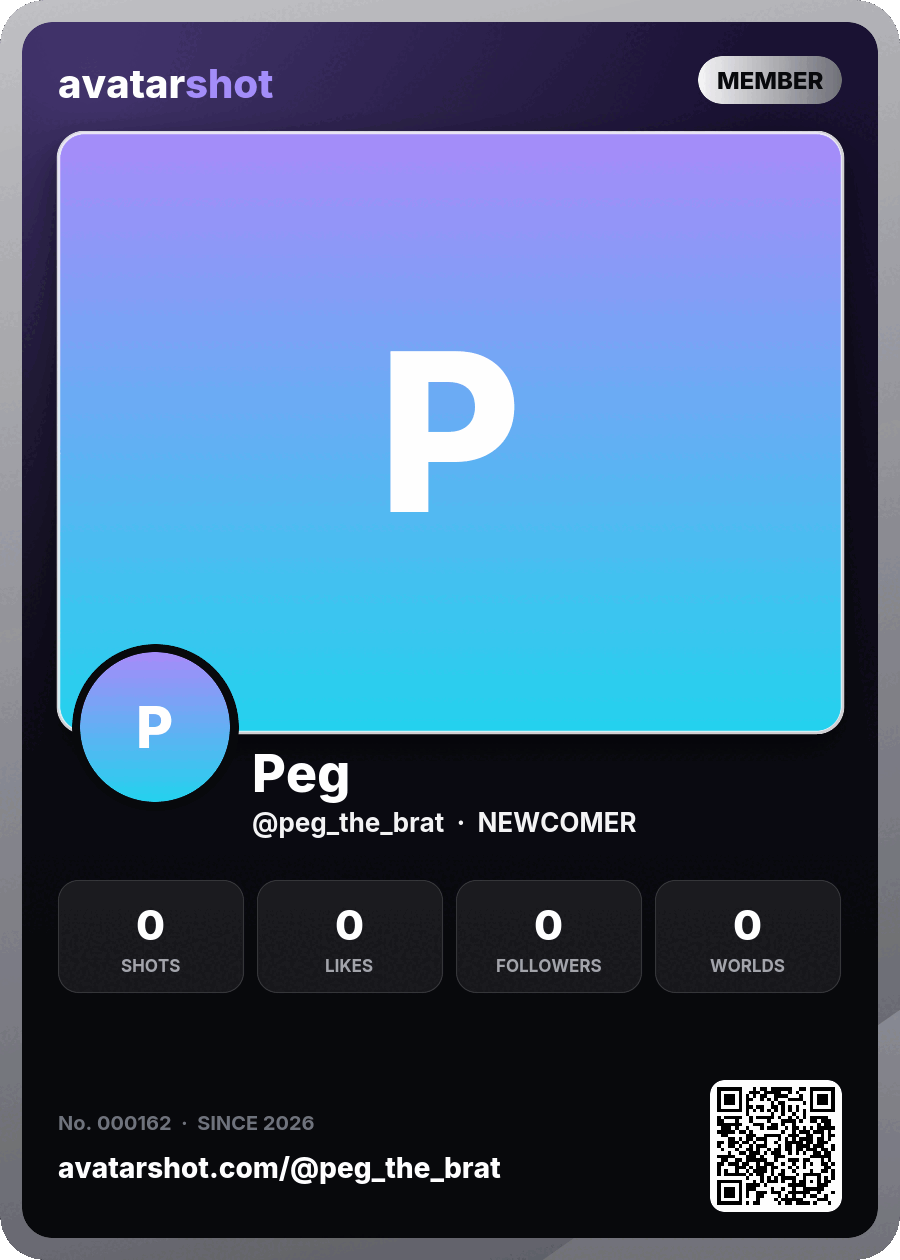 Peg’s Collector Card
