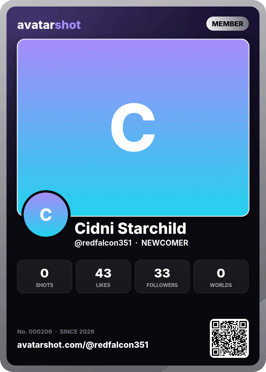Cidni Starchild’s Collector Card