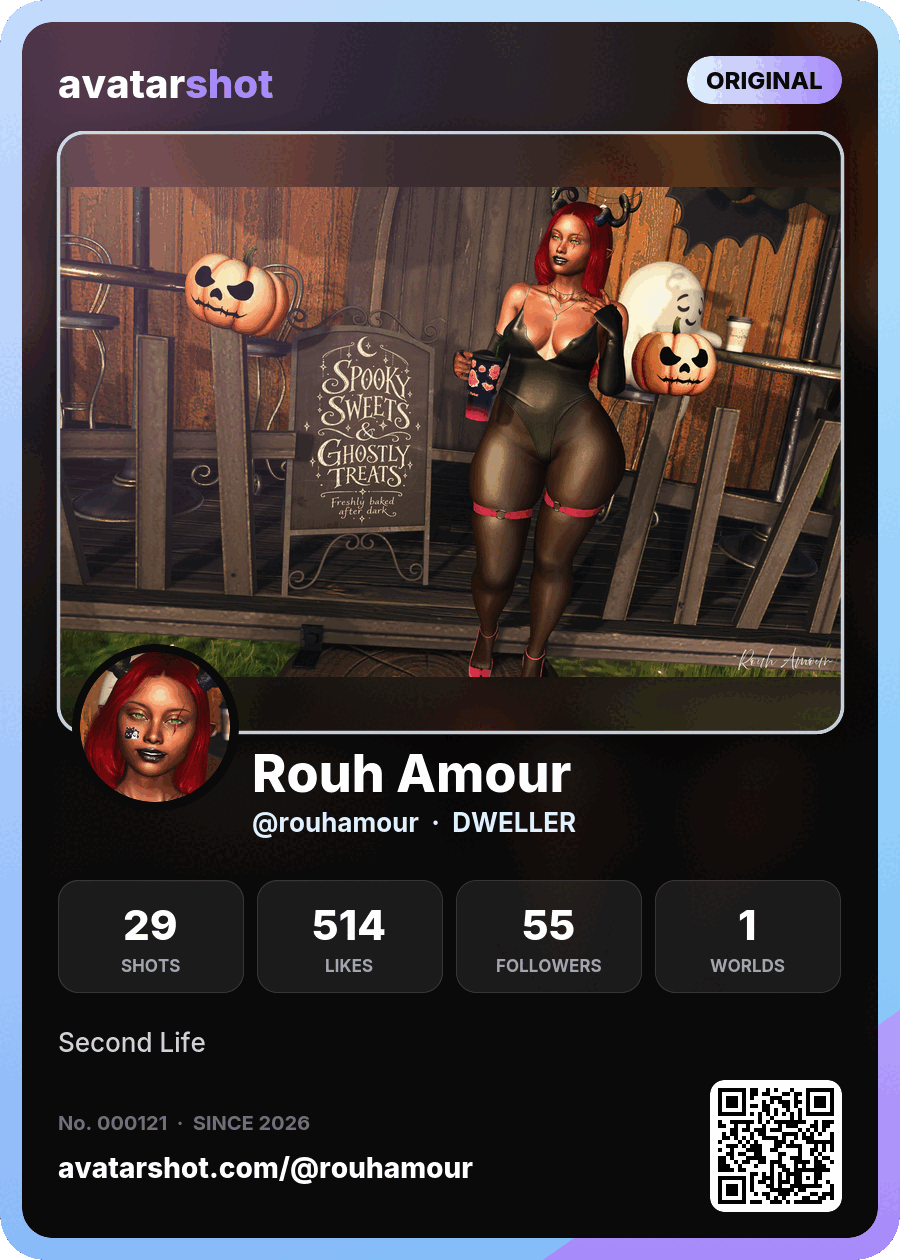 Rouh Amour’s Collector Card