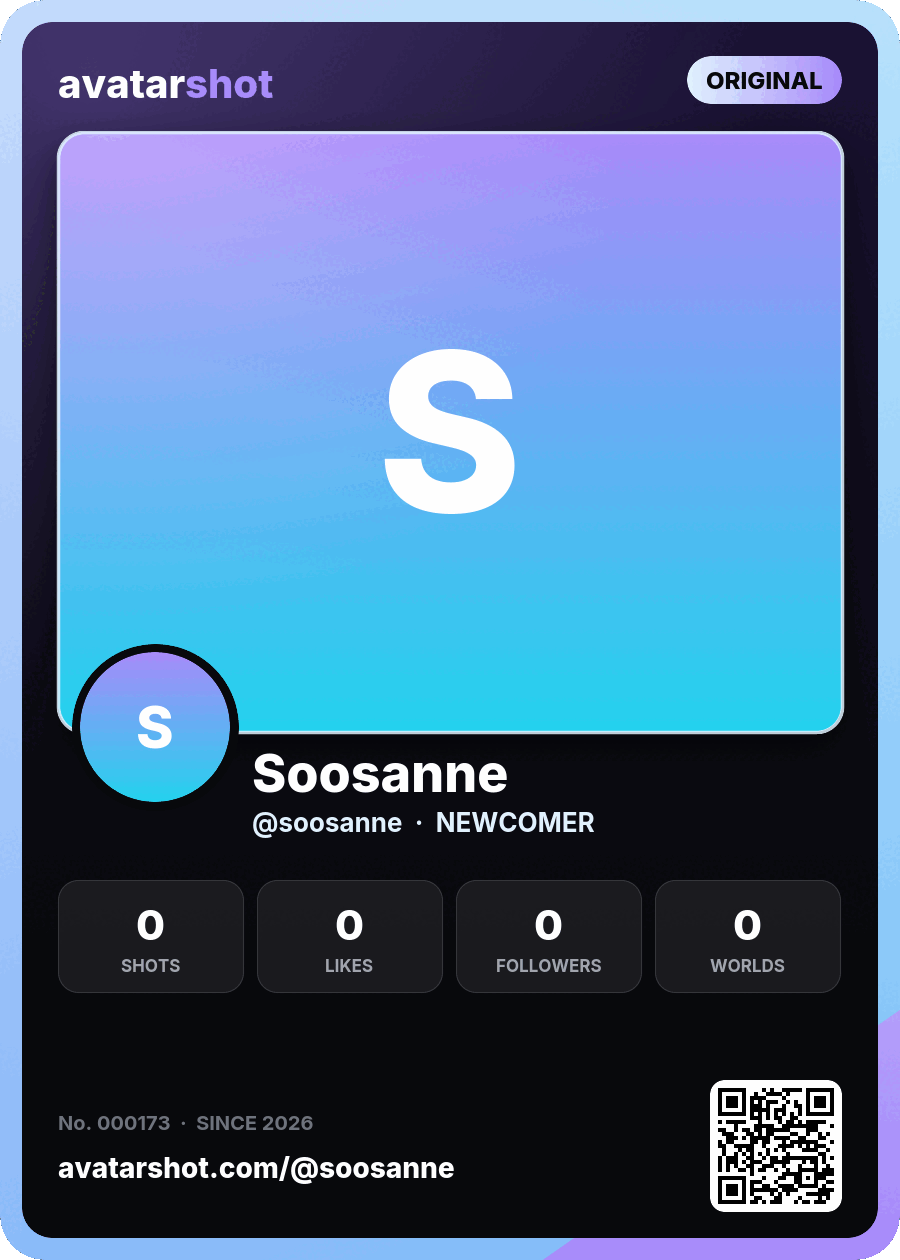 Soosanne’s Collector Card