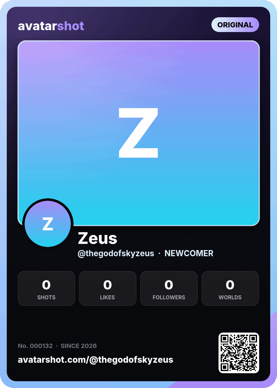 Zeus’s Collector Card