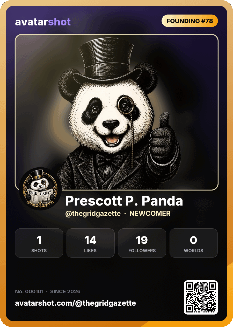 Prescott P. Panda’s Collector Card