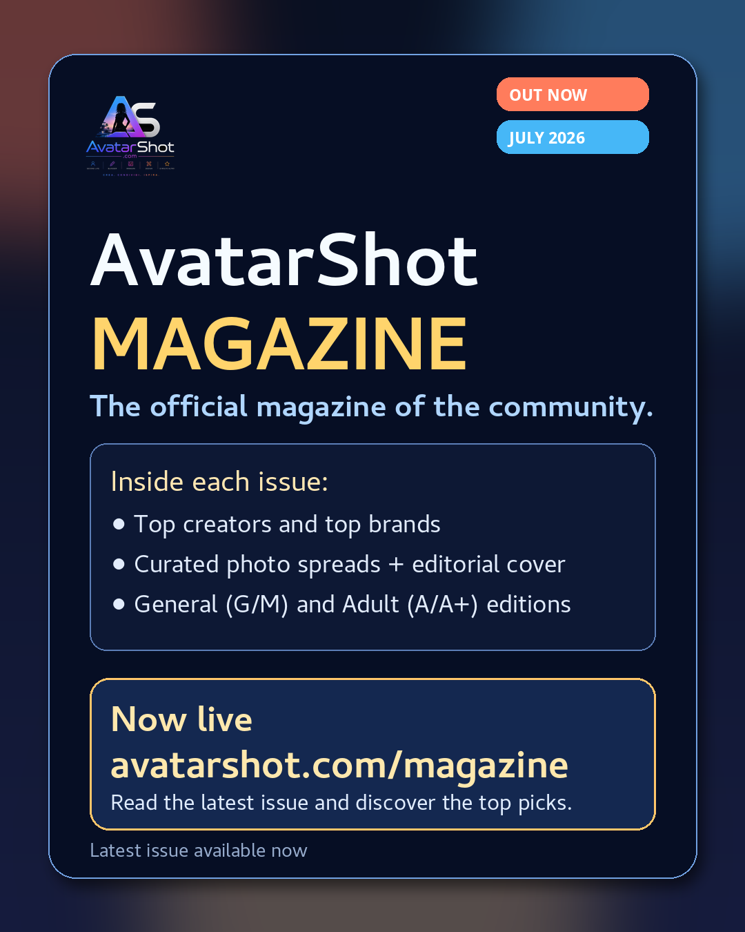 AvatarShot Magazine